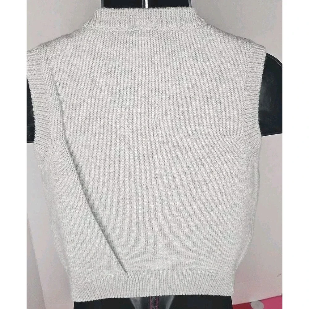 Boy's Gymboree 2010 Preppy Rocks Gray‎ Blue Argyle Sweater Vest Size 18-24 MTHS